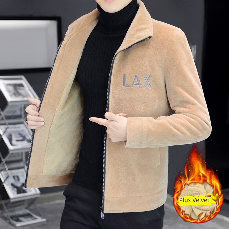 Autumn and winter have cash less than that is registered in the accounts Advanced sense youth leisure time Wool loose coat
