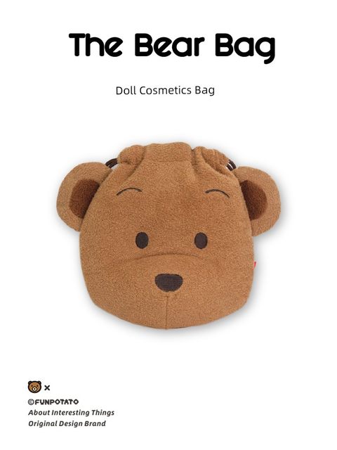 Hong Kong BearOfColor Colorful Bear Storage Bag Headphones Bag AIRPORT Birthday Friends Qixi Gift Boc