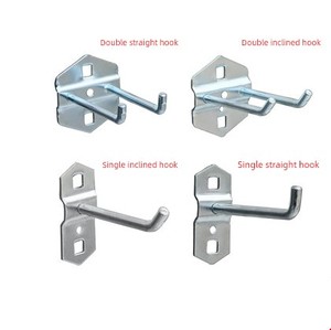 Hardware Tool Hooks, Pegboard Baking Hooks, Square Hole Hanging Board Wall Hooks, Tool Rack Display Rack Hooks