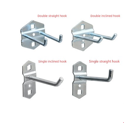 Hardware Tool Hooks, Pegboard Baking Hooks, Square Hole Hanging Board Wall Hooks, Tool Rack Display Rack Hooks