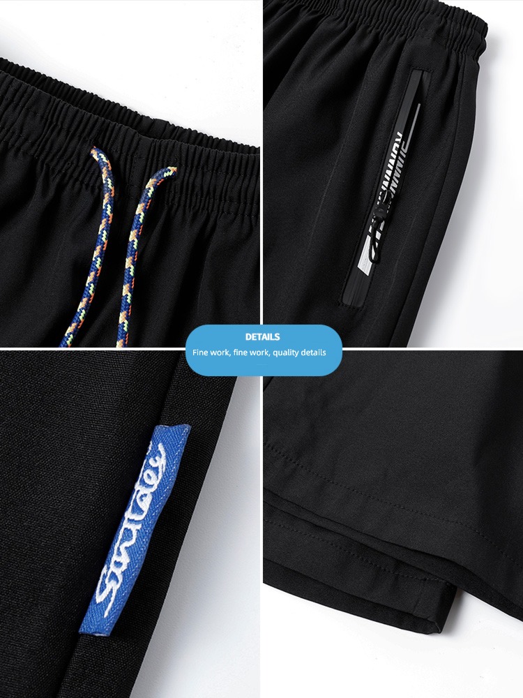 summer The new Big size easy quick-drying leisure time Cropped Trousers