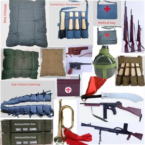 Red Army Eighth Route Army Anti-Japanese War Performance Props Cotton Quilt Marching Backpack Medicine Bag Film and Tele