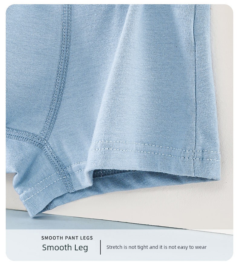 Boys' Underwear, Children's Pure Cotton Class a Boxer Briefs, Antibacterial Boxer Briefs for Boys in Their Developmental Period, Do Not Pinch the — 18