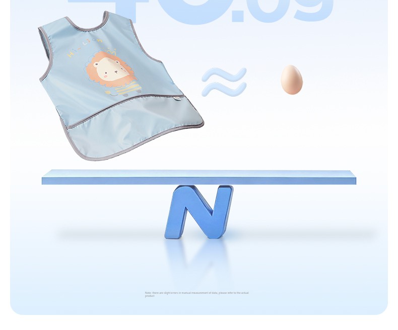 Niduoxiong Fall and Winter Eating Complementary Food Bib Children Overclothes — 23