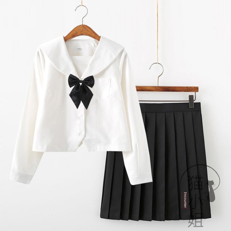 Flower language original Kanto lapel Long sleeve shirt JK uniform