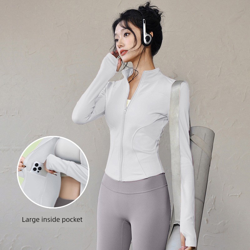 Lulu Quick Drying Clothes Sports Outwear Women's Summer Sun Protection Cinched Bodycon Tops Yoga Long Sleeves Thin Outdoor Cardigan Lulu Quick Drying Clothes Sports Outwear Women's Summer Sun Protection Cinched Bodycon Tops Yoga Long Sleeves Thin Outdoor Cardigan