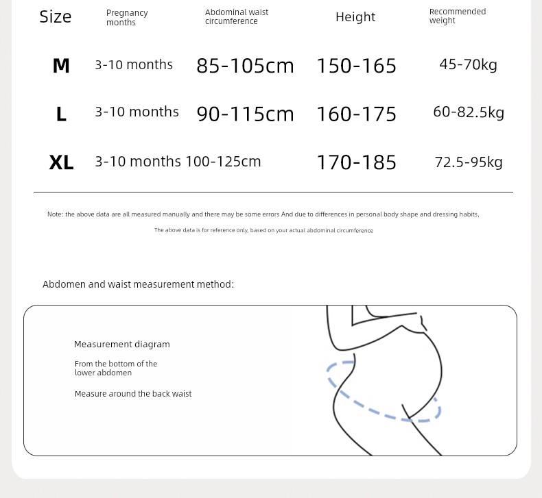 Shidali Belly Support Belt for Pregnant Women, Multifunctional Breathable Simple Invisible Belly Support Belt for Late Pregnancy — 3