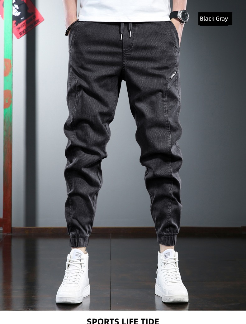 Spring and Autumn solar system Straight cylinder easy man Jeans