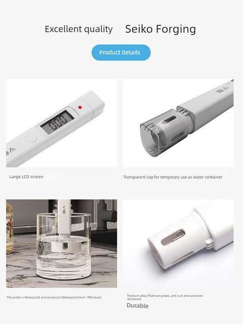 Water Detective 3 Water Quality Test Pen Nuclear Wastewater TOC/COD/TDS Household Water Purifier Office Drinking Water Fish Tank