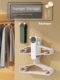 Clothes hanger storage artifact without hole punching on balcony multi-function household hanging clothes hanger wall-mounted wall storage rack