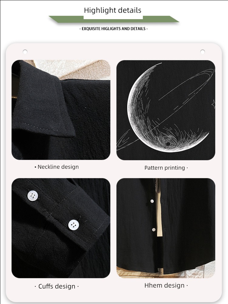 Lapel clothes Button decorate teenagers Short sleeve shirt