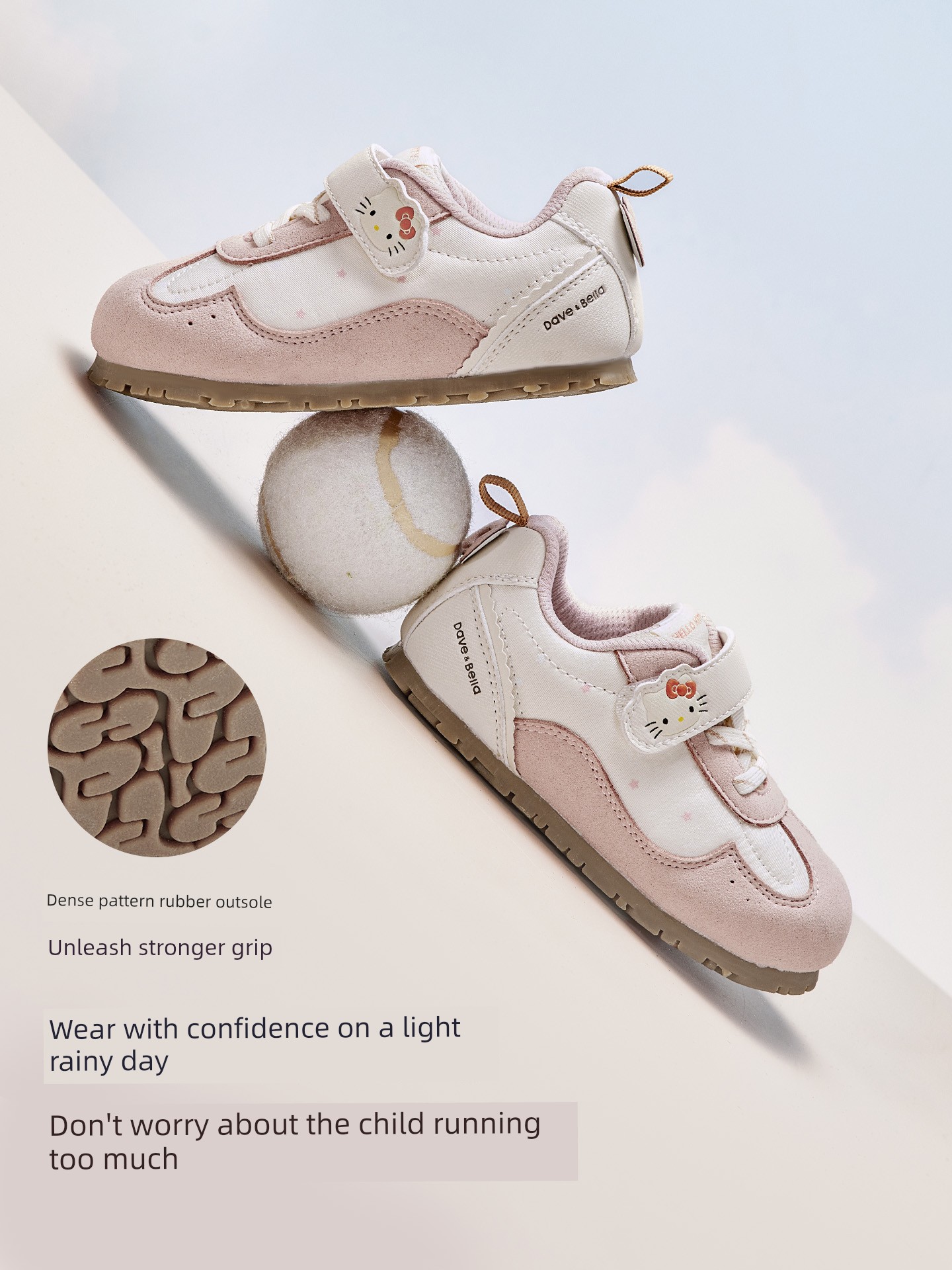 Hellokitty Collaboration with David Bella Children's Shoes Sneakers German Training Shoes 2026 New Autumn Shoes for Girls — 2