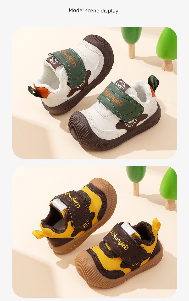 Toddler Shoes for Boys, Autumn Style Baby Shoes, Soft-Soled Non-Slip Functional Shoes for 1 to 3-Year-Old Girls, Children's Shoes — 12