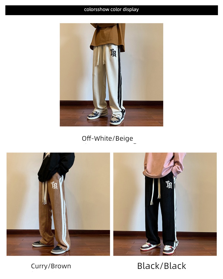Spring and Autumn High street schoolboy trend Versatile leisure time trousers