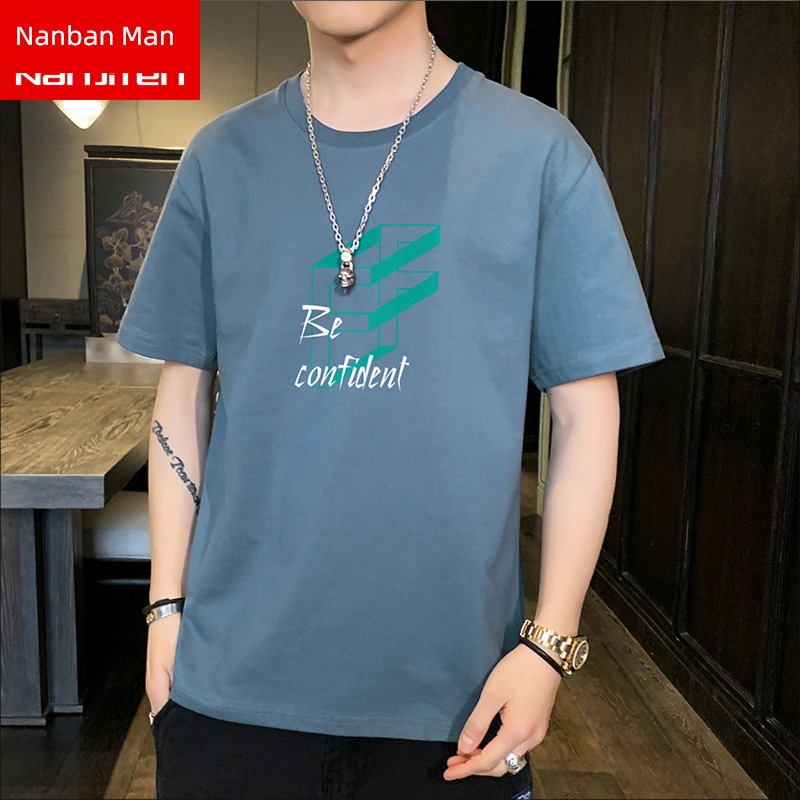 NGGGN man Chaopai Put on your clothes Short sleeve T-shirt