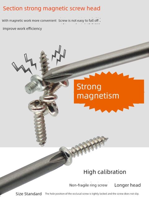 Electric driver head Cross lengthening batch head 800 electric screwdriver head 4MM diameter Cross batch head