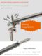 Electric driver head Cross lengthening batch head 800 electric screwdriver head 4MM diameter Cross batch head