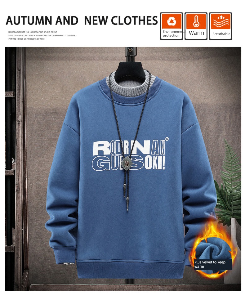 winter Half high collar student easy keep warm Plush Sweater