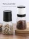 Zhitu Black Pepper Grain Grinder Household Rose Sea Salt Crushing Seasoning Tool Manual Freshly Grinded Pepper Powdered Bottle