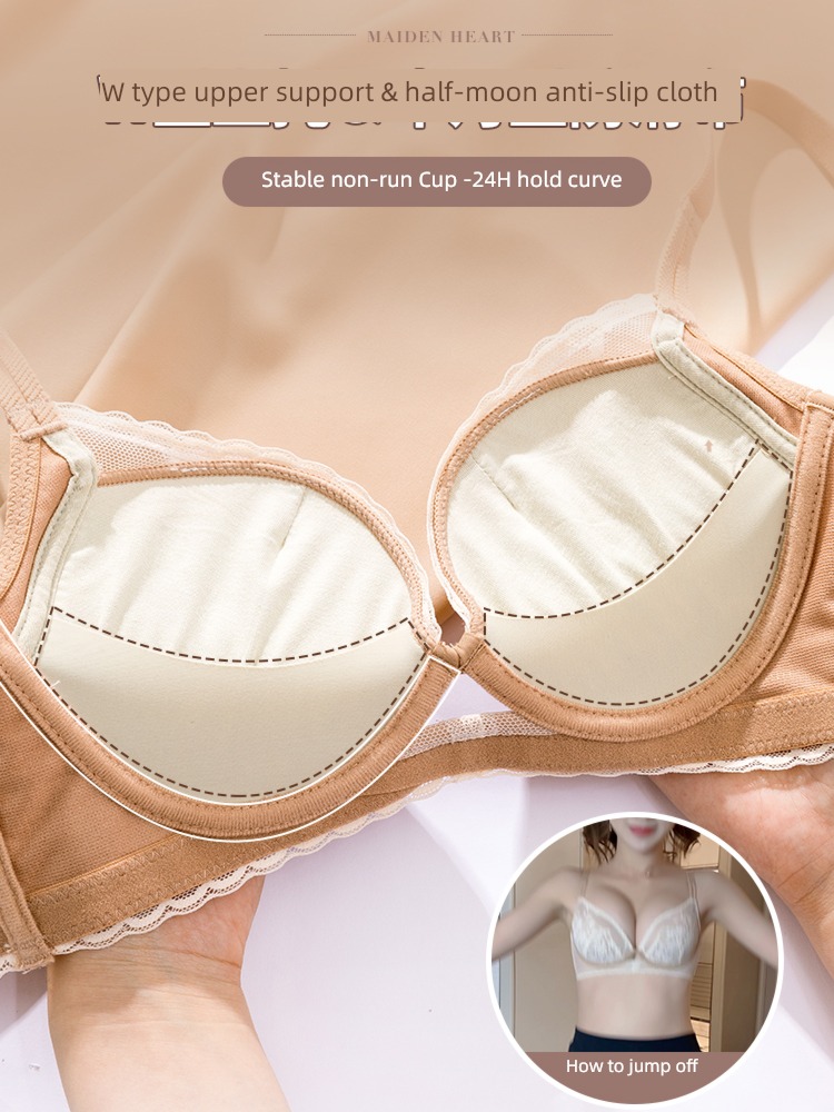 Small chest Significantly larger ma'am Wireless  suit summer Underwear