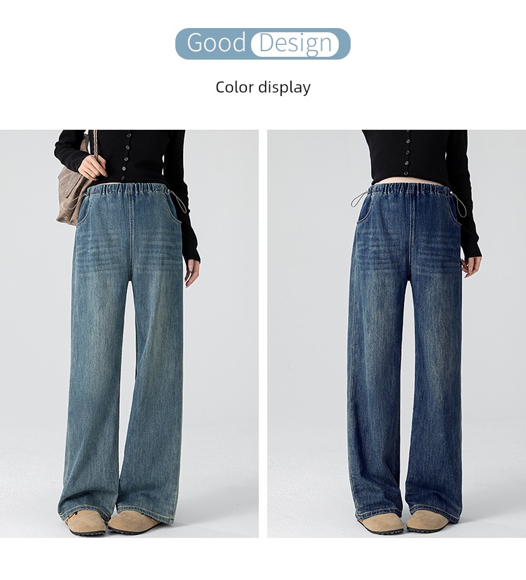 Maternity Pants for Autumn 2026, New Straight-Leg Jeans Without Belly Support, Non-Tightening Pants, Wide-Leg Pants for Fall and Winter — 11