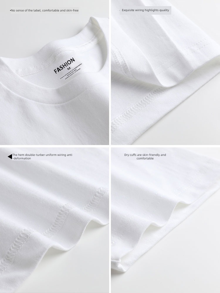 man white fashion trend Put on your clothes Short sleeve T-shirt