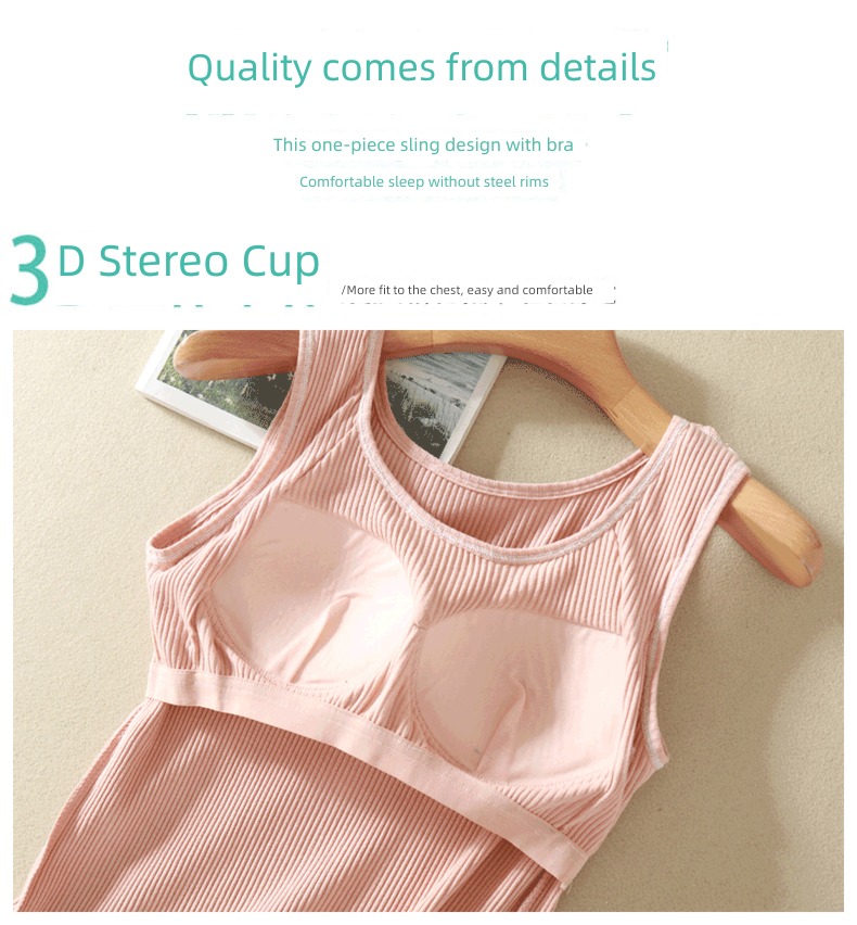 pure cotton female Cup All in one Lay a foundation Inner lap vest