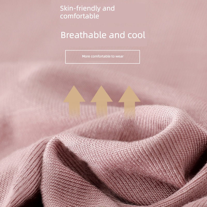 modal  Thin money Round neck Self-cultivation Versatile Short sleeve T-shirt