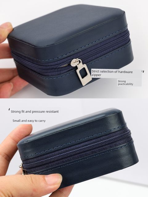 Jewelry Box Mini Storage Box Earring Bracelet Small and exquisite portable household needle and thread box Jewelry Storage Bag