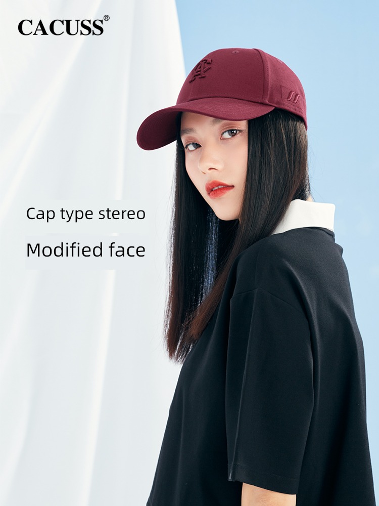 CACUSS female autumn Big head circumference Wearable Versatile Hat