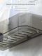 Bathroom nail-free storage rack wall-mounted storage rack without punching on the wall plastic bathroom toilet toilet toilet rack