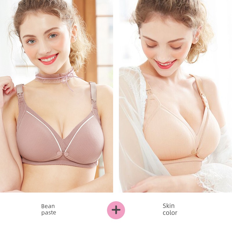 Breastfeeding Intimates Pregnant Women Push up Bras Push-up Postpartum Feeding Pure Cotton Exclusive for Pregnancy Bra Autumn and Winter Thin — 6