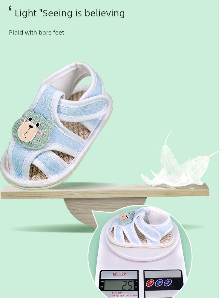 Summer 0-1 Years Old Breathable Non-Slip No Heel Slippage Baby Shoes — 2