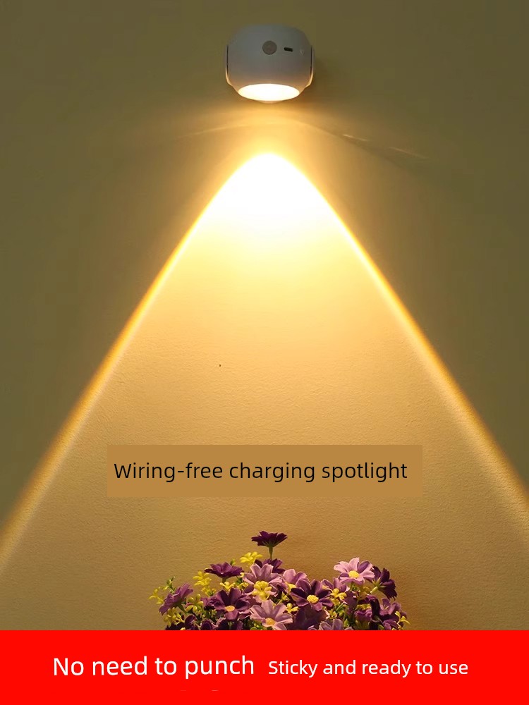 Rechargeable Wireless For Home Background Wall Spotlight