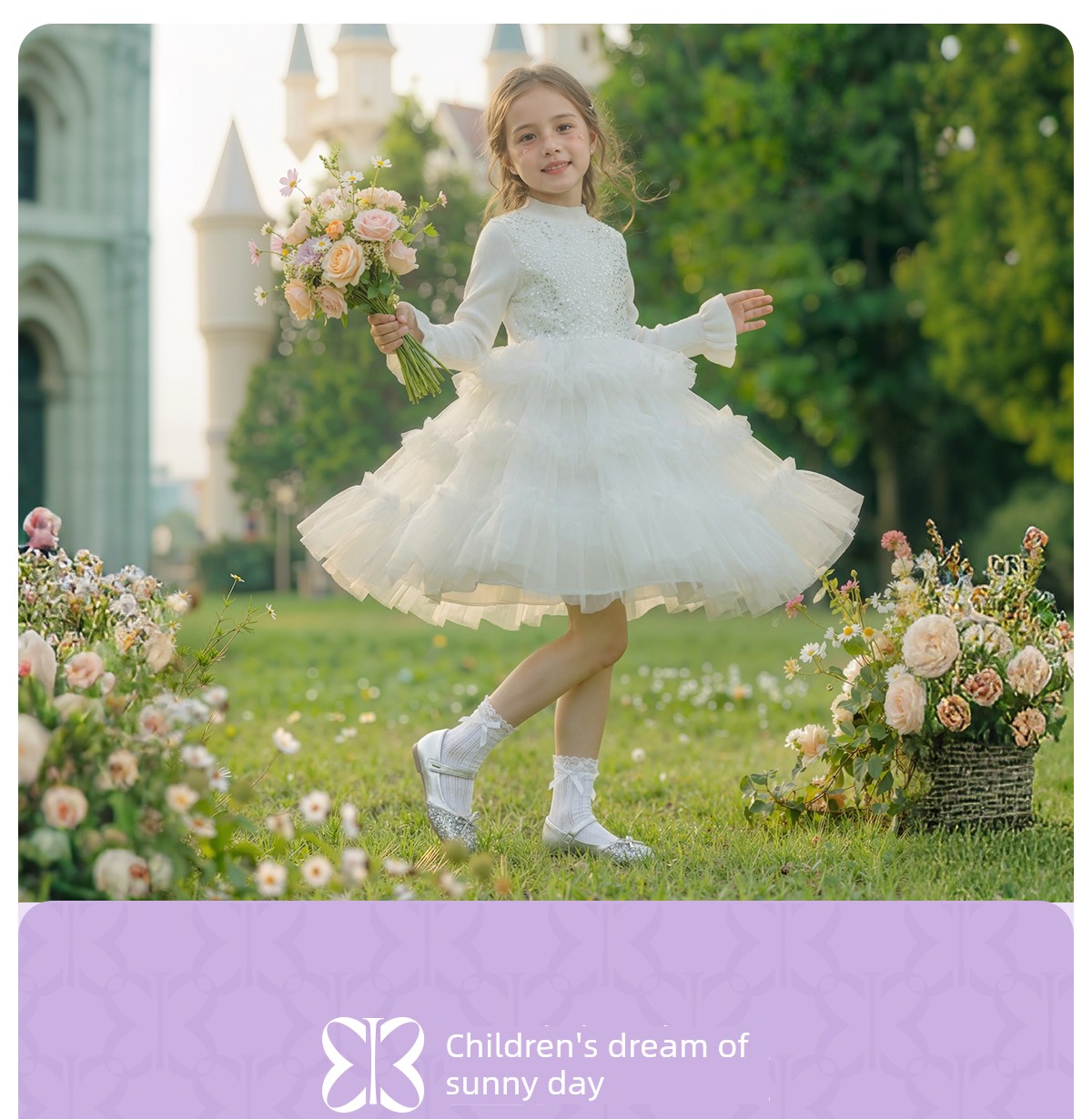 Princess Shoes for Girls, 2026 New Autumn Children's Shoes, Small Leather Shoes, Baby Crystal Shoes, Silver Soft-Soled Shoes — 36