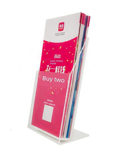 A6A5A4 desktop display rack color page folding rack display storage box bank leaflet display box acrylic box