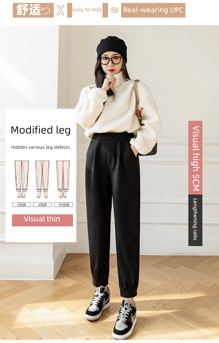 corduroy 2022 paragraph female Autumn and winter chenille  Leggings