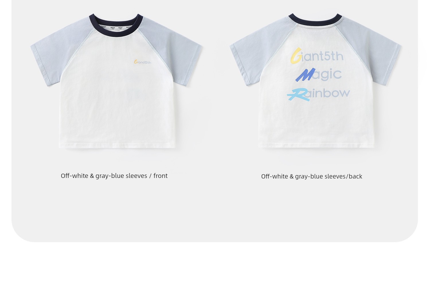 [Clearance Short Sleeve T-Shirt Collection 101-2020] Right-Ou Boys' Pure Cotton Short Sleeve T-Shirt Summer Thin Style Trendy Top — 17