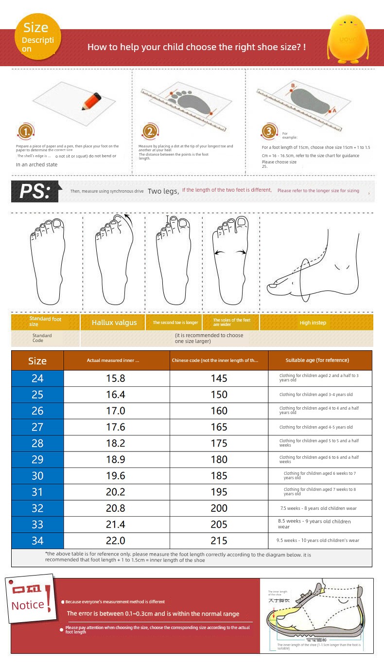 UVO Children's Sandals Summer Closed-Toe Baby — 17