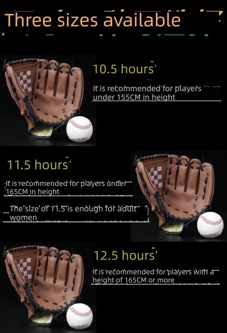 thickening Infield glove children juvenile Full payment baseball