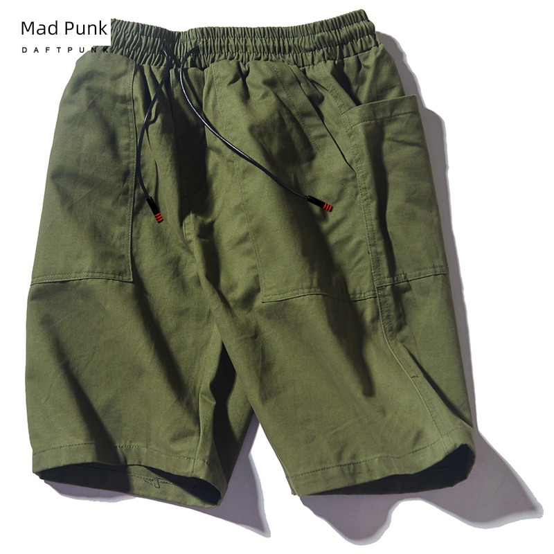 solar system Retro pure cotton Port style leisure time work clothes shorts
