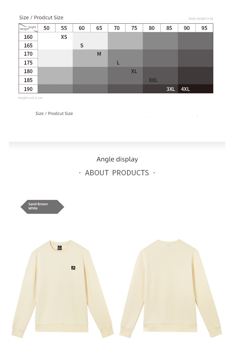 autumn Round neck Condom male leisure time motion Sweater