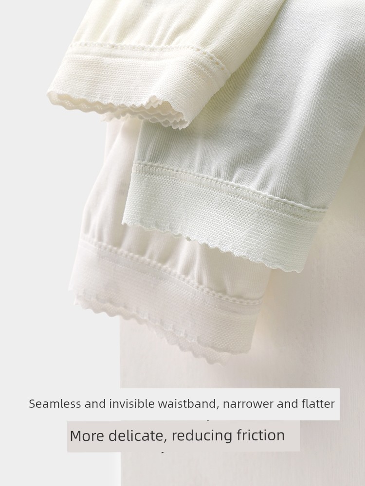 Children's Underwear for Girls and Boys in Their Developmental Period, Triangle and Boxer Briefs, Antibacterial, Breathable, Silk Crotch — 5