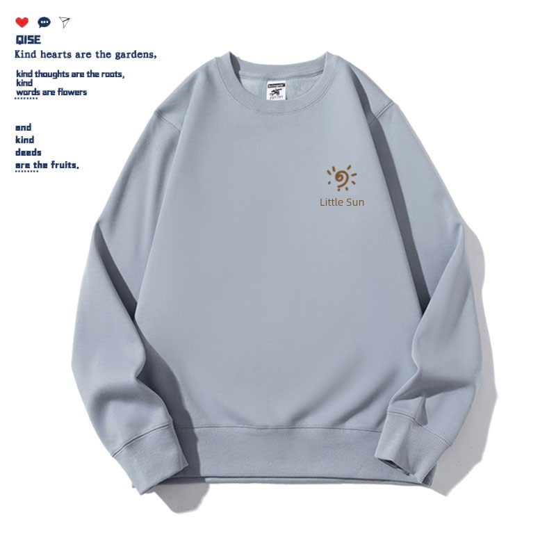 men and women like a breath of fresh air Autumn and winter Couples dress Round neck Sweater