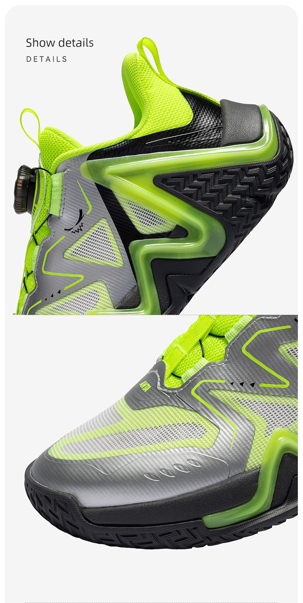 Anta Kids Reverse Scale | Basketball Shoes for Boys, New Professional Youth Model, Official Flagship Store Genuine Sports Shoes — 34