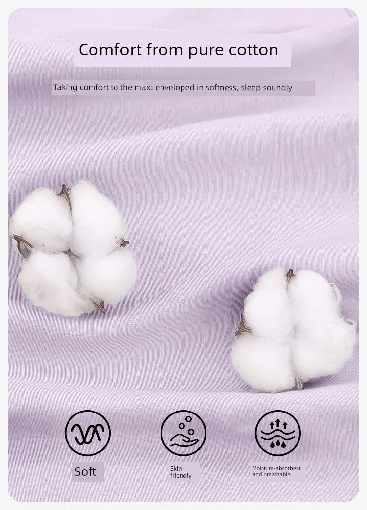 Hat with Chest Pad, Autumn and Winter Maternity Wear, Pure Cotton Nursing Pajamas, Spring and Autumn Postpartum Maternity Wear, Non-Tightening Home Wear — 6