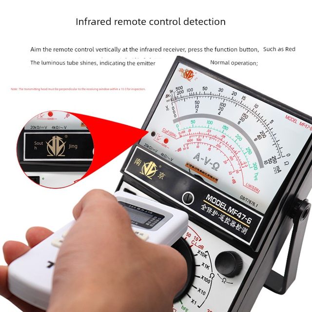 Jinchuan pointer multimeter MF47-6 mechanical switch circuit board infrared remote control detection external magnet free shipping