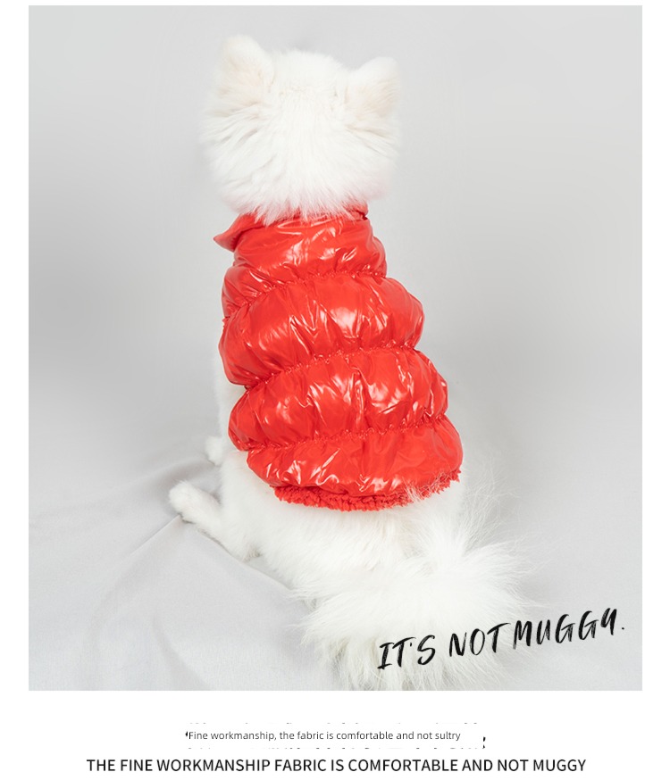 poodle winter Thickened section Fadou Pets Down jacket