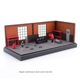 1 64 simulation alloy car model display hall garage scene high-transparent acrylic lighted parking lot model display stand