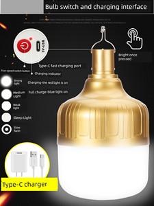 LED Night Market Stall Movable Rechargeable Bulb